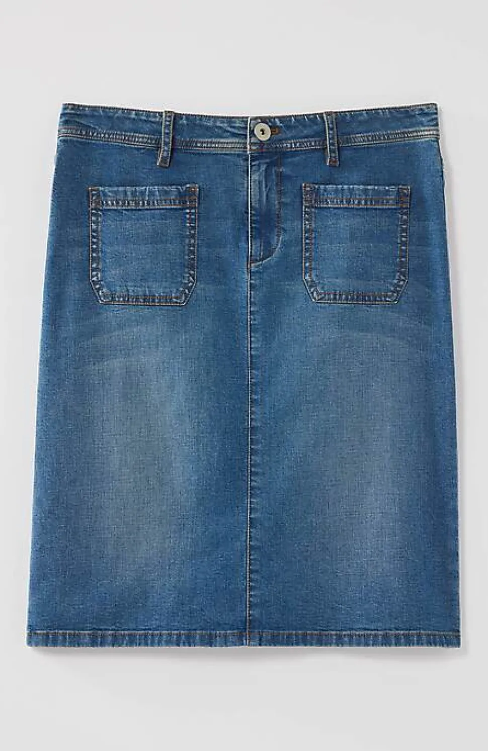 Patch-Pocket Skirt | Jjill