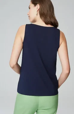 Pima-Stretch Knit Tank | Jjill