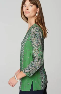 Placed-Paisley Top | Jjill