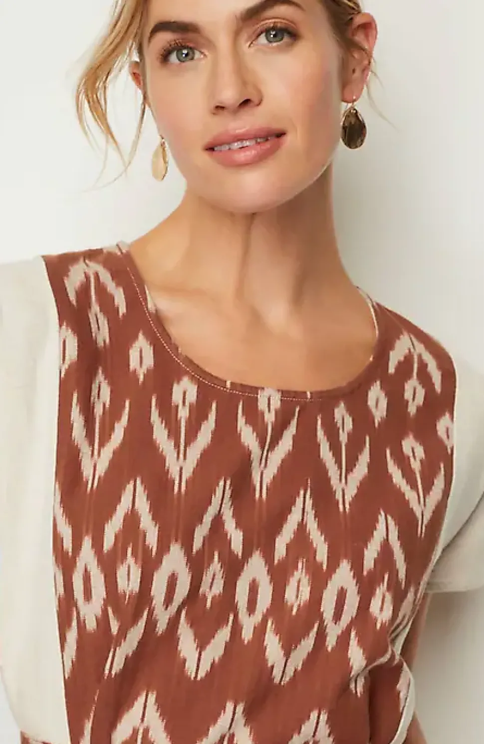 Pure Jill Belted Ikat Dress | Jjill