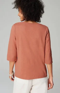 Pure Jill Hemp U0026 Cotton Henley Top | Jjill