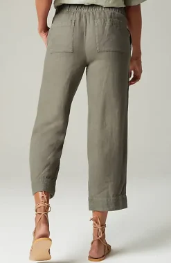 Pure Jill Linen Trapunto-Stitched Pants | Jjill