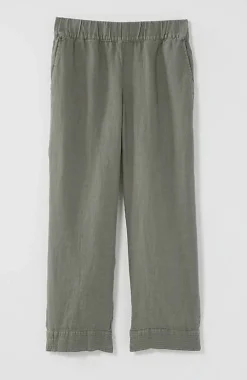 Pure Jill Linen Trapunto-Stitched Pants | Jjill