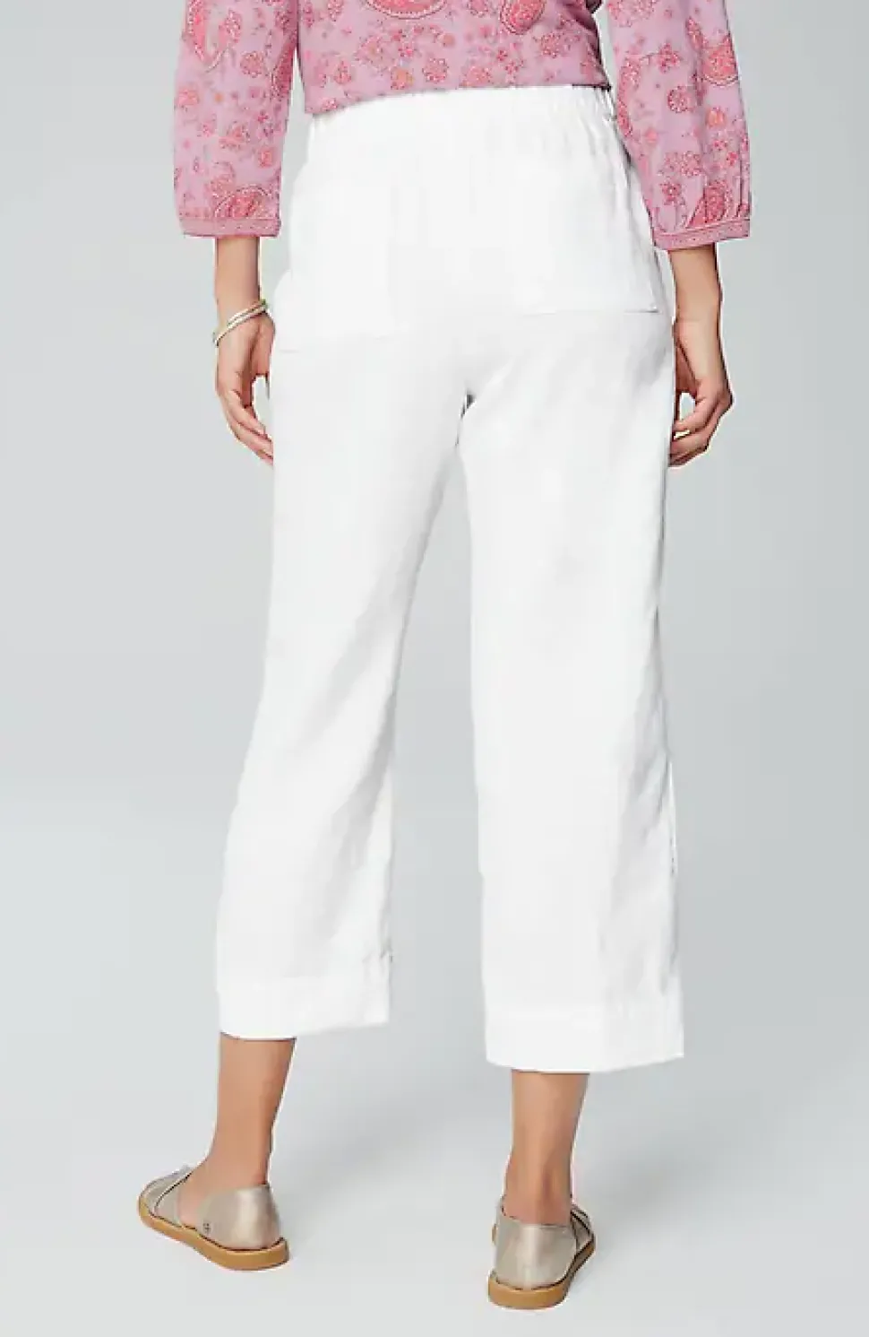 Pure Jill Linen Trapunto-Stitched Pants | Jjill