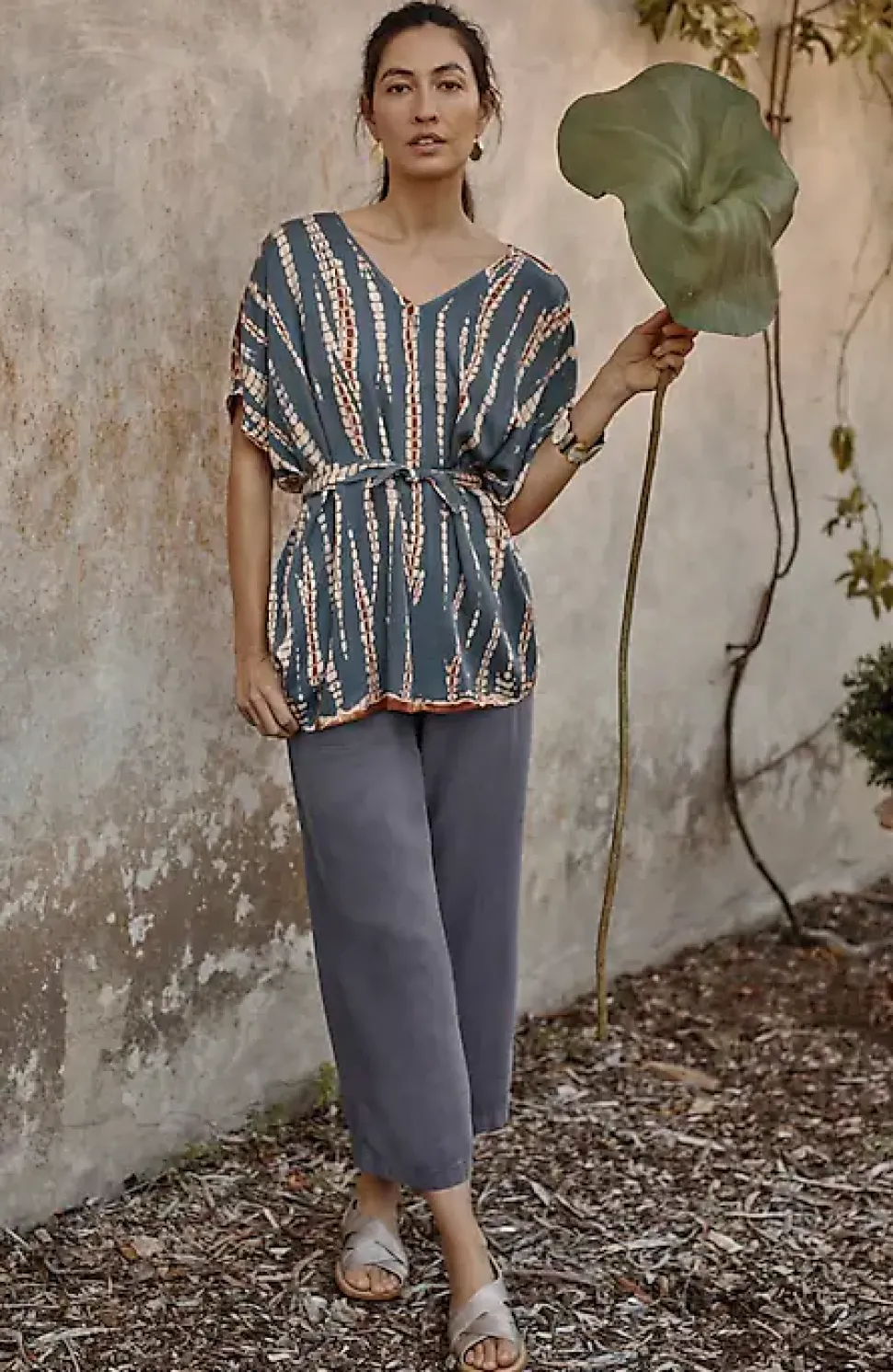 Pure Jill Linen-Blend Wide-Leg Crops | Jjill