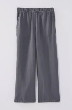 Pure Jill Linen-Blend Wide-Leg Crops | Jjill