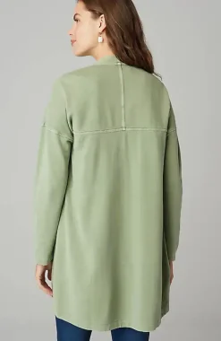 Pure Jill Mineral-Dyed Draped-Front Jacket | Jjill