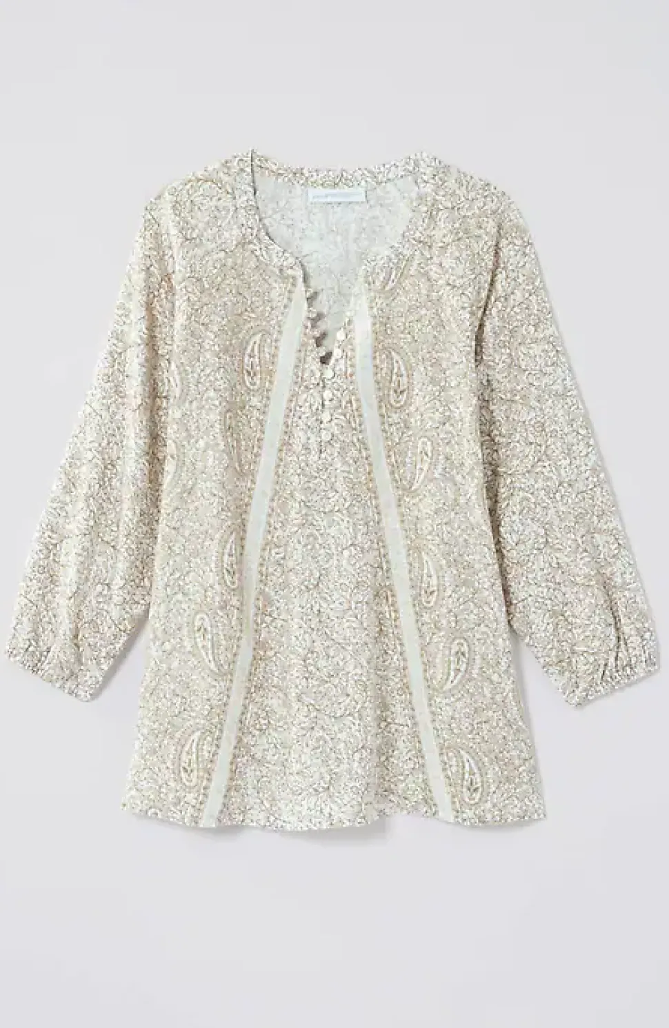 Pure Jill Organically Grown Cotton Buttoned Top | Jjill