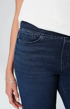 Pure Jill 5-Pocket Knit Wide-Leg Jeans | Jjill