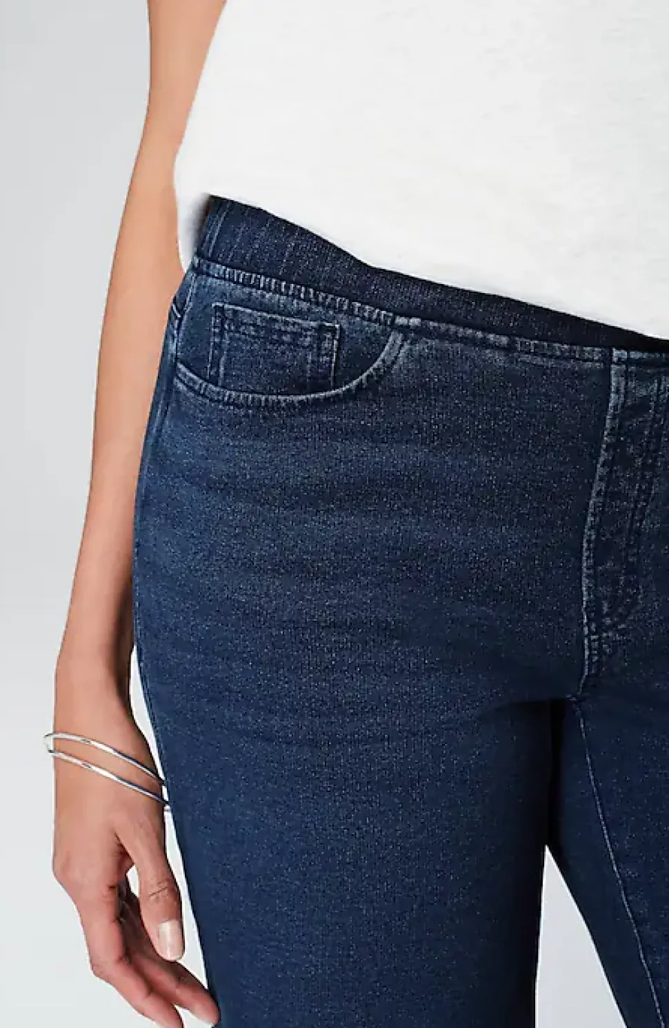 Pure Jill 5-Pocket Knit Wide-Leg Jeans | Jjill