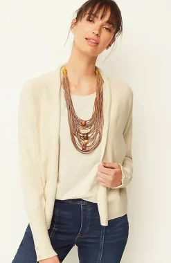 Pure Jill Ribbed Button-Cuffed Cardi | Jjill