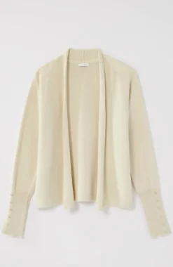 Pure Jill Ribbed Button-Cuffed Cardi | Jjill