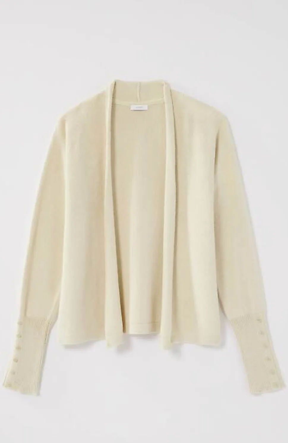 Pure Jill Ribbed Button-Cuffed Cardi | Jjill