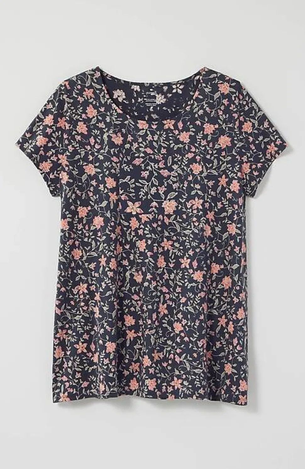 Pure Jill Scoop-Neck Elliptical Tee | Jjill