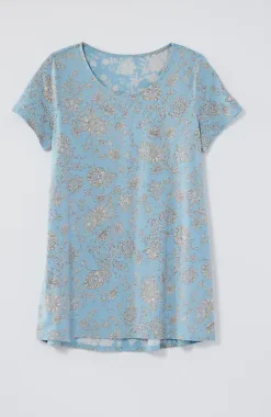 Pure Jill Scoop-Neck Elliptical Tee | Jjill