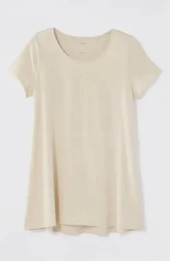 Pure Jill Side-Slit Elliptical Tee | Jjill