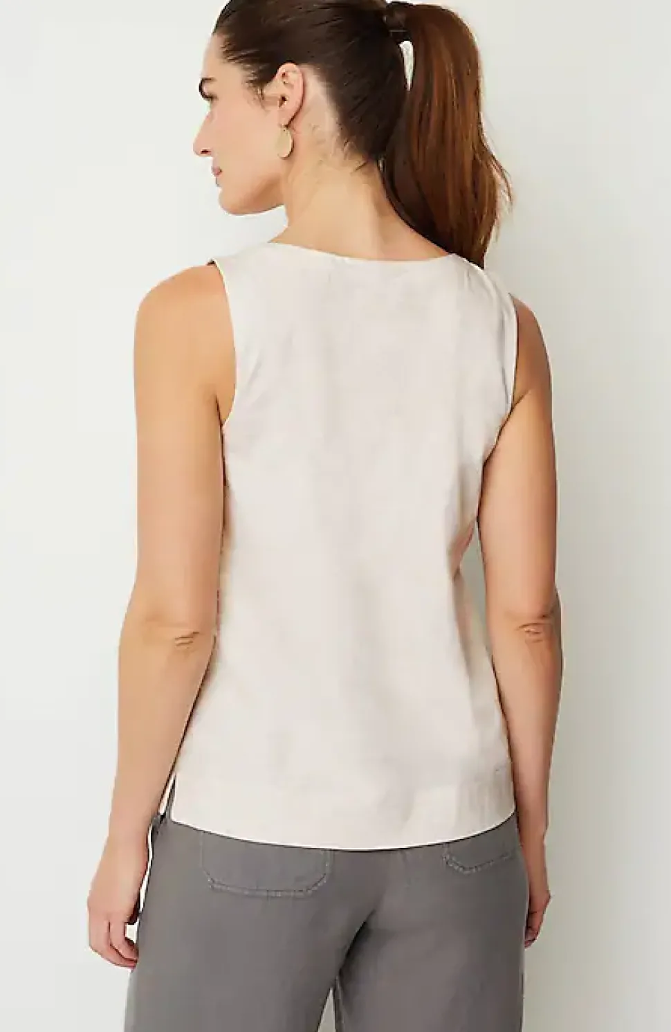 Pure Jill Soft-V-Neck Layering Tank | Jjill