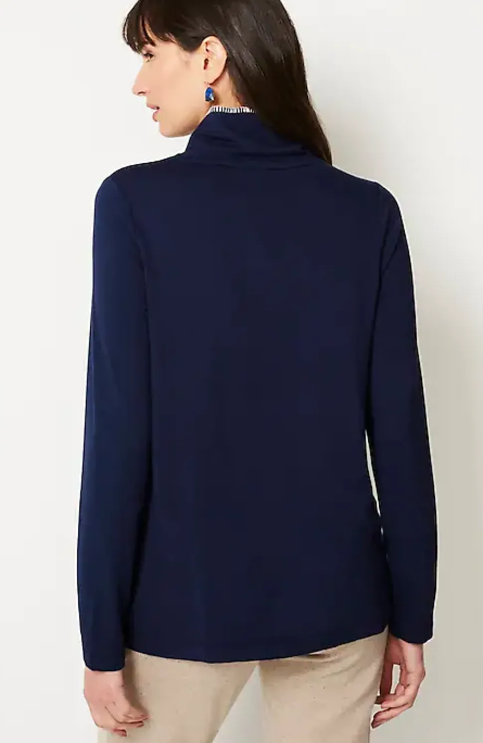 Pure Jill Tranquility Fleece Whipstitched Top | Jjill