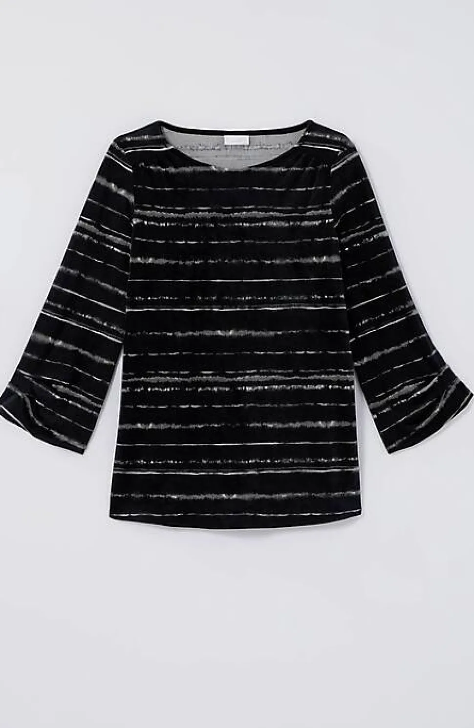 Pure Jill Velour Pleated-Sleeve Top | Jjill