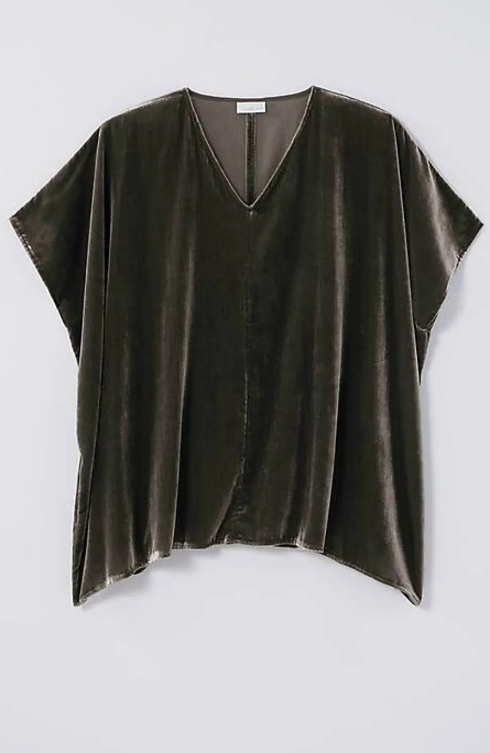 Pure Jill Velvet Seamed Draped Top | Jjill