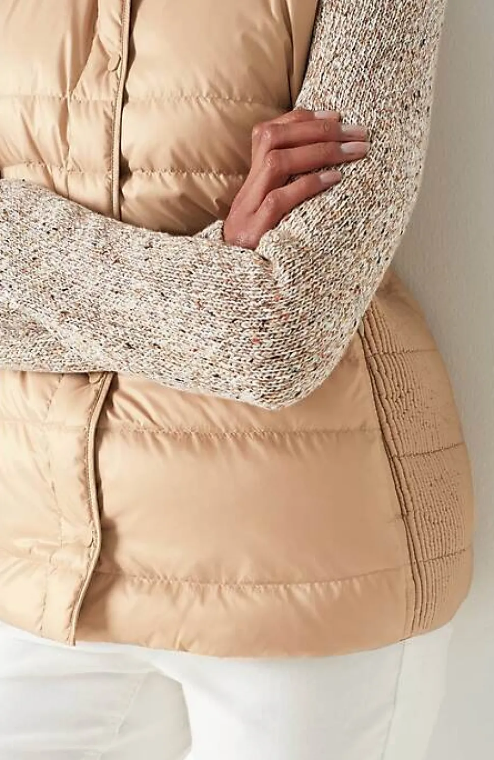Quilted U0026 Smocked Down Puffer Vest | Jjill