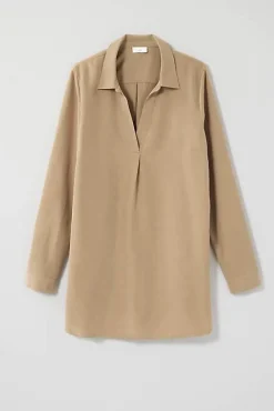 Sand-Washed Shirttail Tunic | Jjill