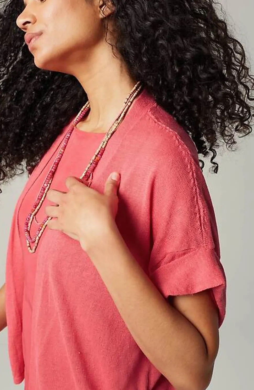 Short Cuffed-Sleeve Open-Front Cardi | Jjill