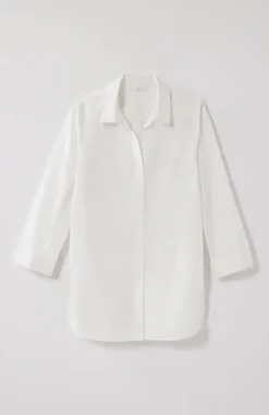 Side-Button Stepped-Hem Tunic | Jjill