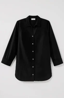 Side-Button Stepped-Hem Tunic | Jjill