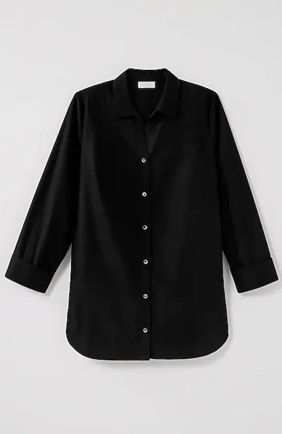 Side-Button Stepped-Hem Tunic | Jjill
