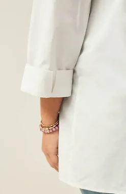 Side-Button Stepped-Hem Tunic | Jjill