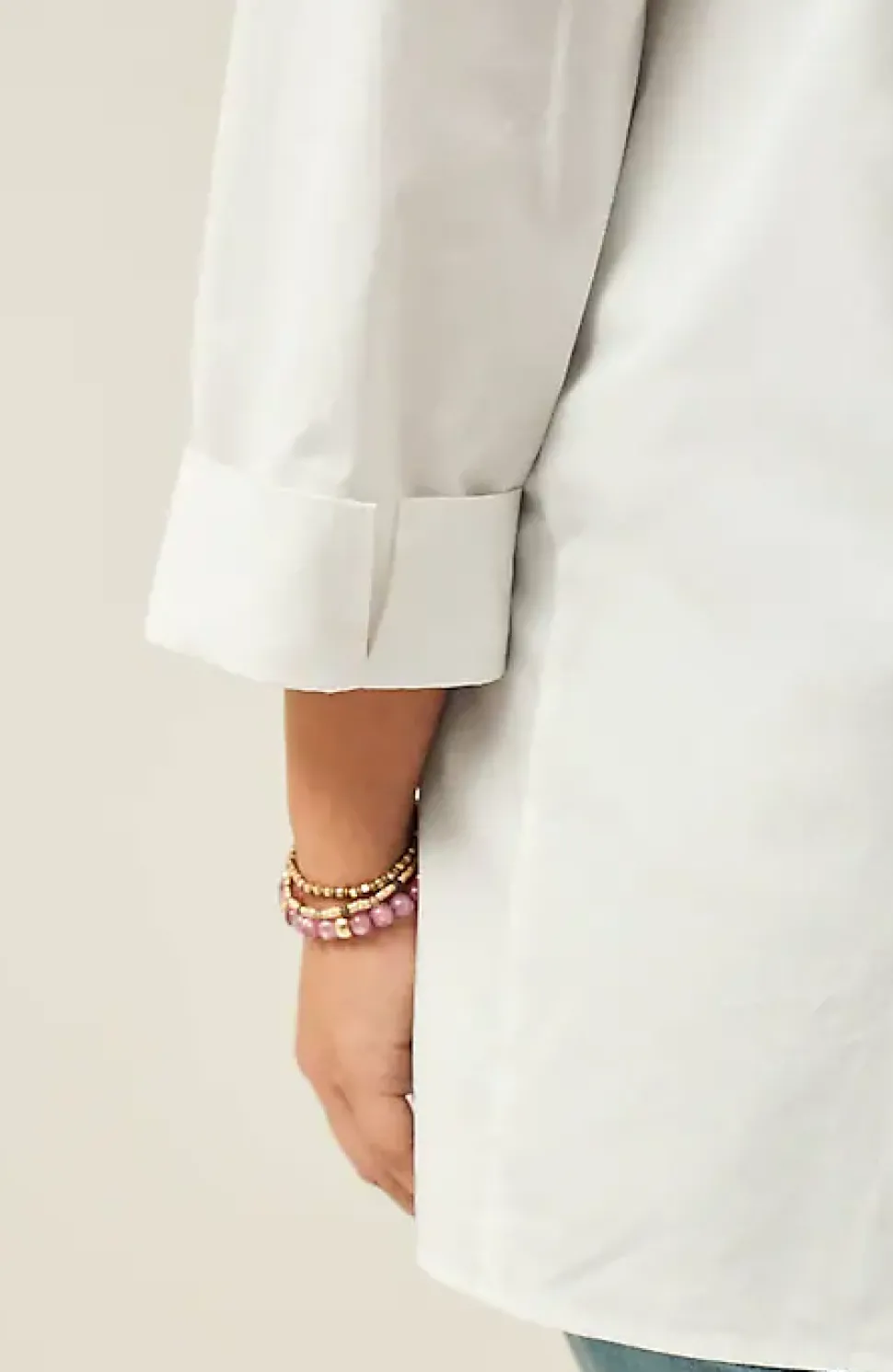 Side-Button Stepped-Hem Tunic | Jjill