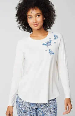Sleep Ultrasoft Long-Sleeve Top | Jjill