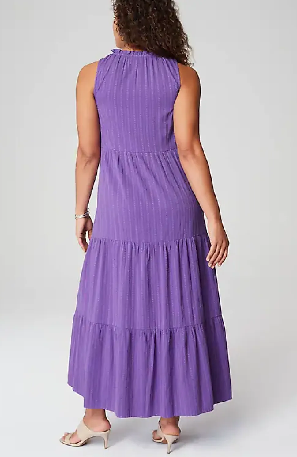Sleeveless Tiered Maxi Dress | Jjill
