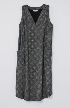 Sleeveless V-Neck Knit Dress | Jjill