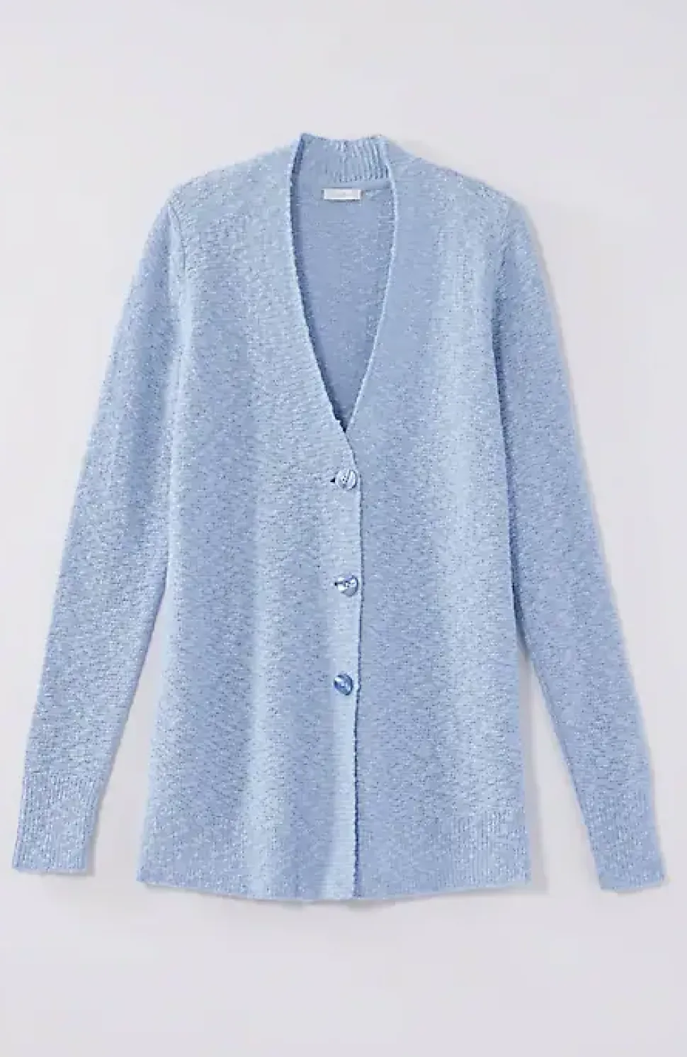 Slub-Textured Button-Front Cardi | Jjill