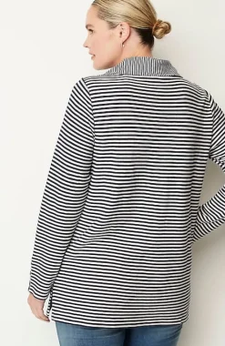 Soft-Knit Collared Tunic | Jjill