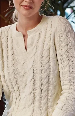 Split-Neck Chenille Tunic | Jjill