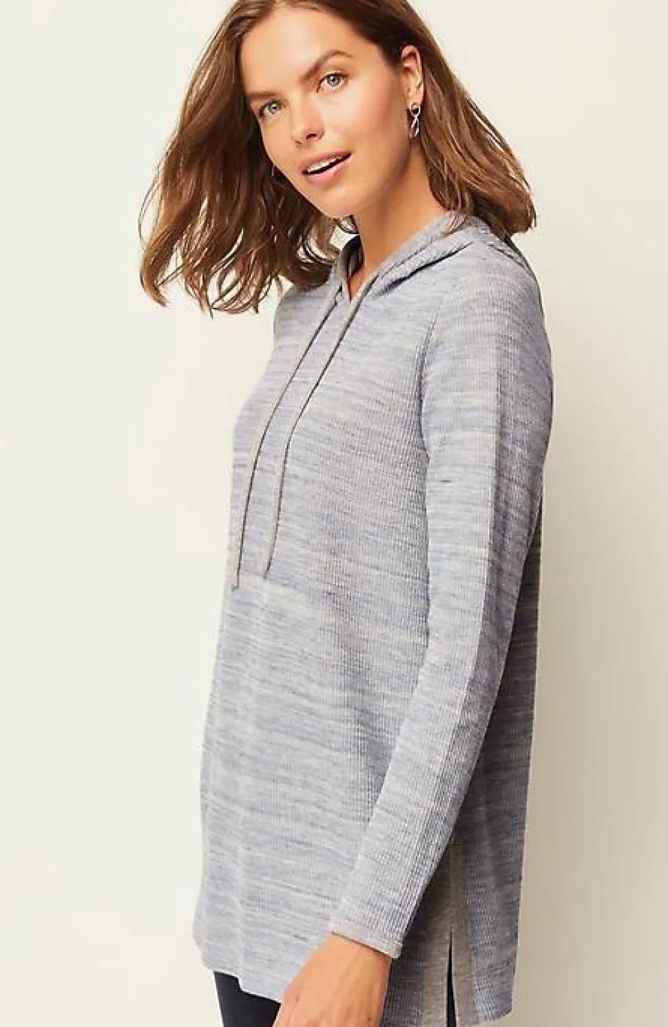 Textured Hooded Tunic | Jjill
