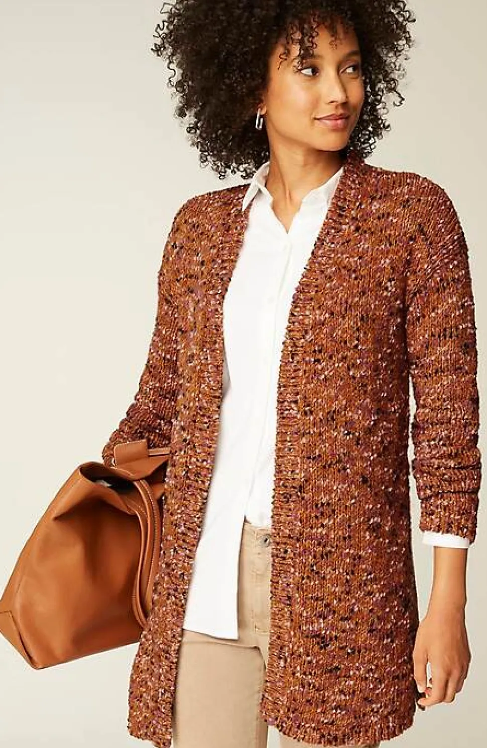 Utopia Mixed-Textures Cardi | Jjill