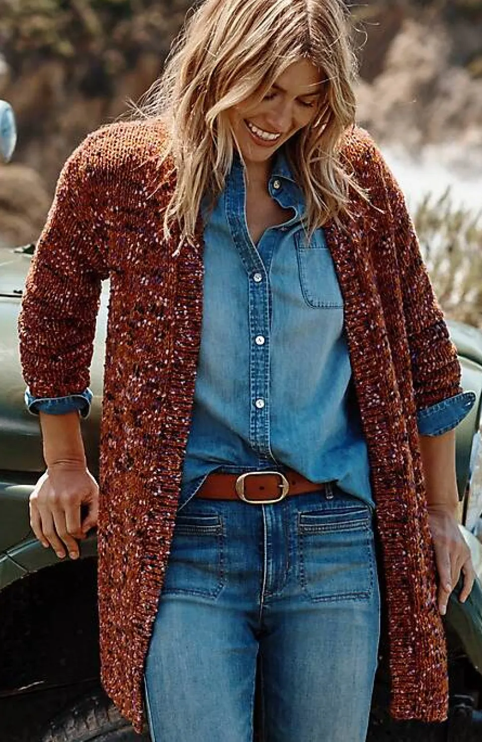 Utopia Mixed-Textures Cardi | Jjill