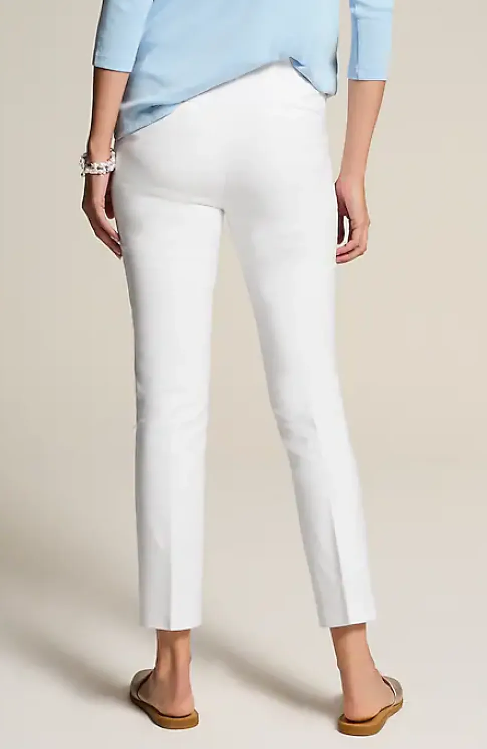 Versatile Cotton-Stretch Slim-Leg Pants | Jjill