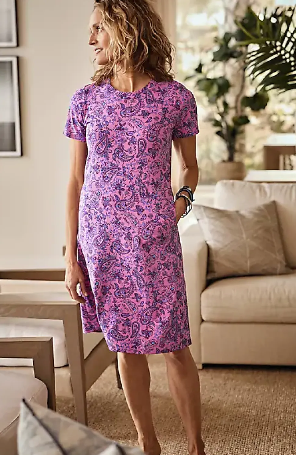 Wearever A-Line T-Shirt Dress | Jjill