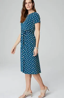 Wearever Belted Midi Dress | Jjill