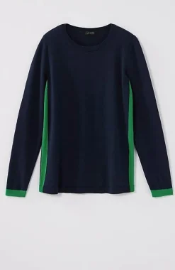 Wearever Contrast-Trimmed Sweater | Jjill