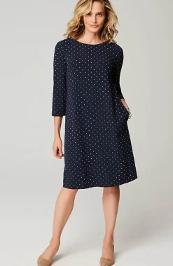 Wearever Easy Pleat-Back Dress | Jjill