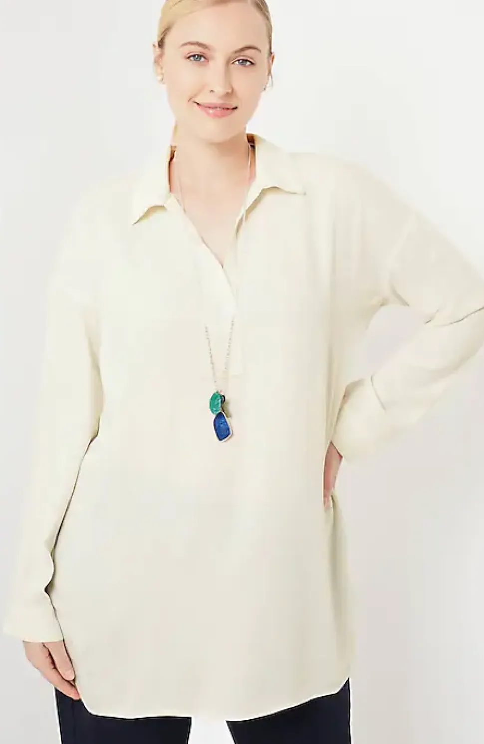 Wearever Easy-Care Essential Tunic | Jjill