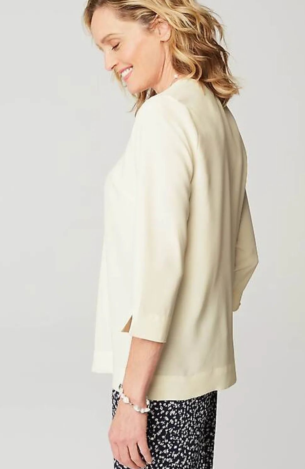 Wearever Easy-Care Front-Pleated Top | Jjill