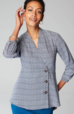 Wearever Easy-Care Peplum Top | Jjill