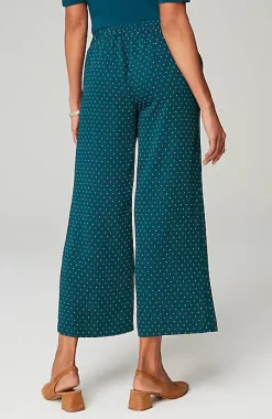 Wearever Easy-Care Woven Wide-Leg Crops | Jjill